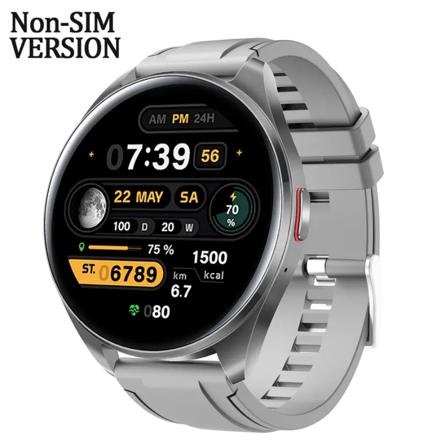Android Smartwatch Accessories - สมาร์ทวอทช์สำหรับผู้ชายและผู้หญิง, การโทรแบบไร้สาย, โหมดกีฬามากกว่า 100 โหมด, เครื่องติดตามการออกกำลังกายพร้อมการแจ้งเตือนแอปต่างๆ,