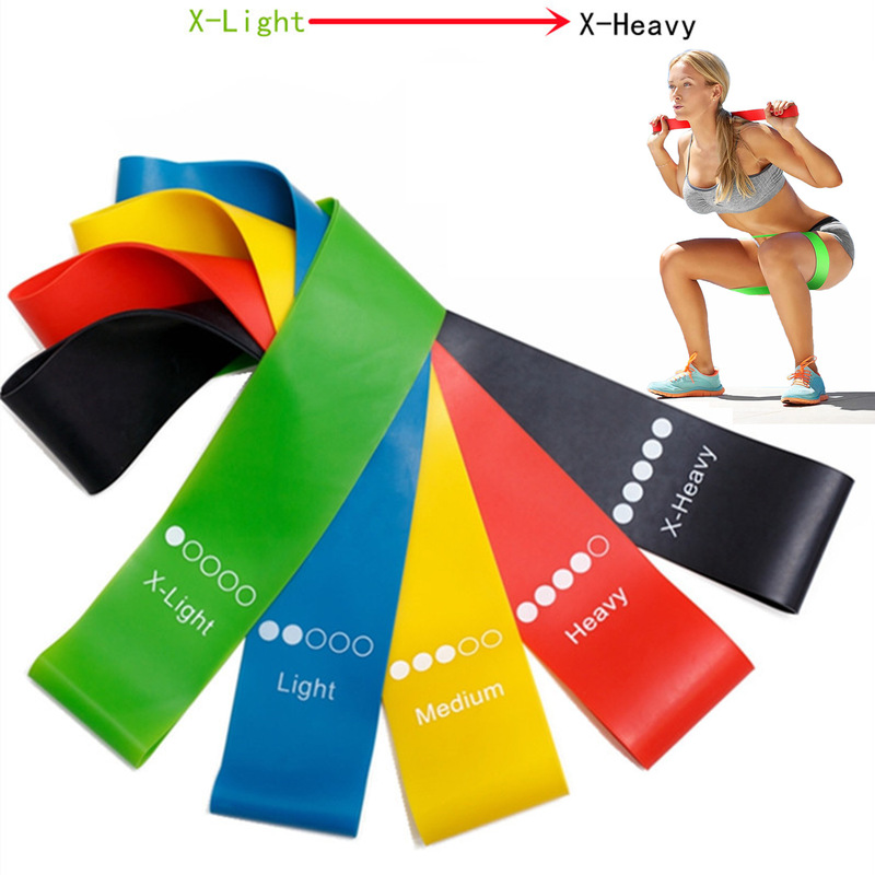 Milanaise Mesh Band - ยางยืดออกกำลังกาย TPE แบบทั่วไป 5 ระดับ สำหรับโยคะ