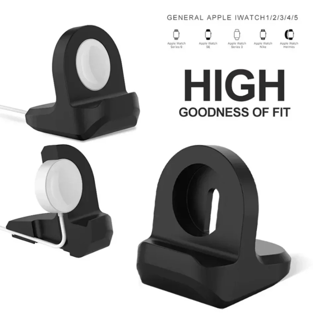 Wireless Charger Watch - แท่นชาร์จนาฬิกาตั้งโต๊ะ ซิลิโคน สำหรับสมาร์ทวอทช์ ที่วางกันลื่น ลายการ์ตูนน่ารัก