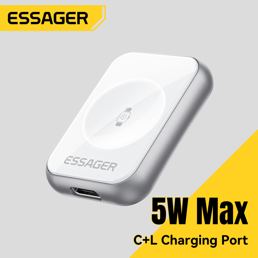 Wireless Charger Watch - Essager ที่ชาร์จไร้สายแม่เหล็ก 5W สำหรับ Apple Watch