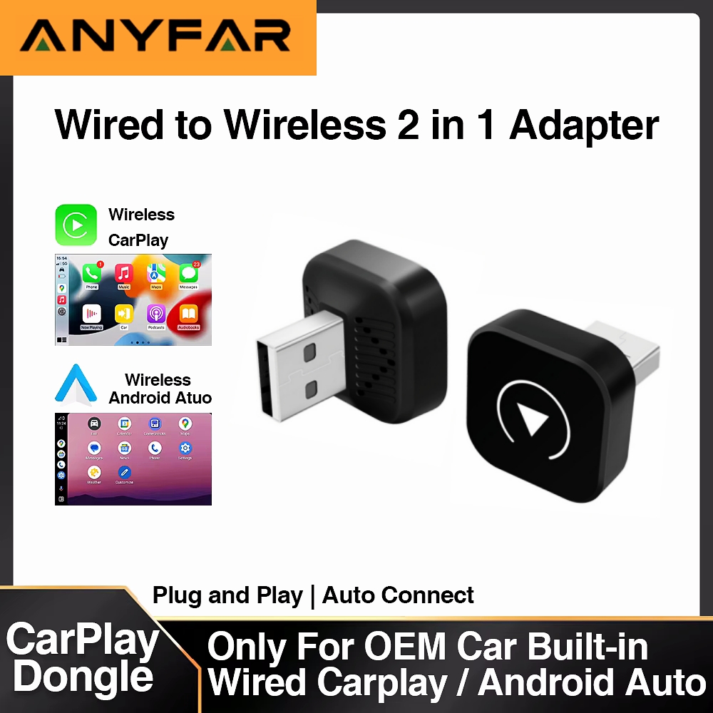 Smartwatch Universal - อะแดปเตอร์ไร้สาย CarPlay Android Auto แบบ USB