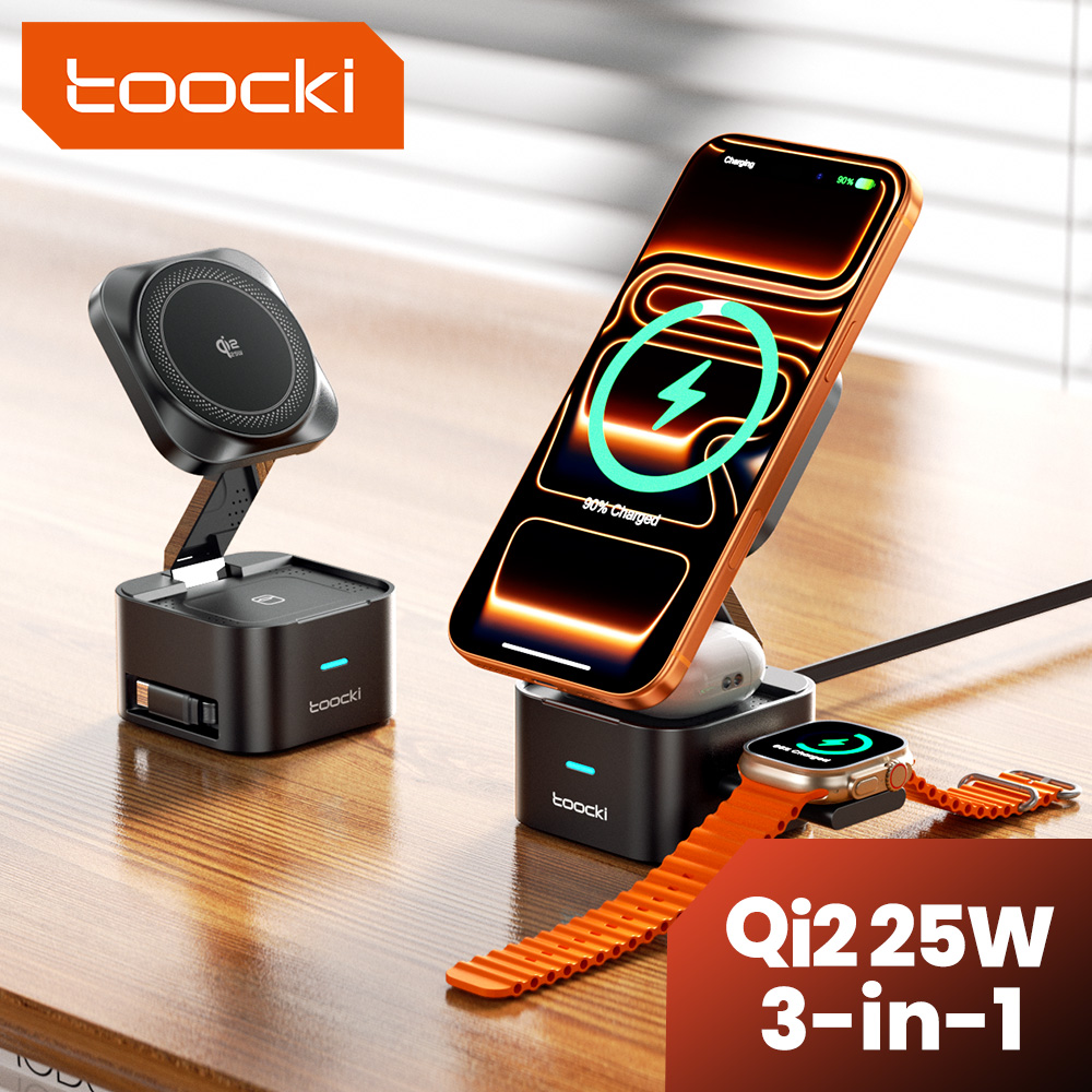 Smartwatch Ac - ที่ชาร์จไร้สาย Toocki QI2.2 25W สำหรับ iPhone