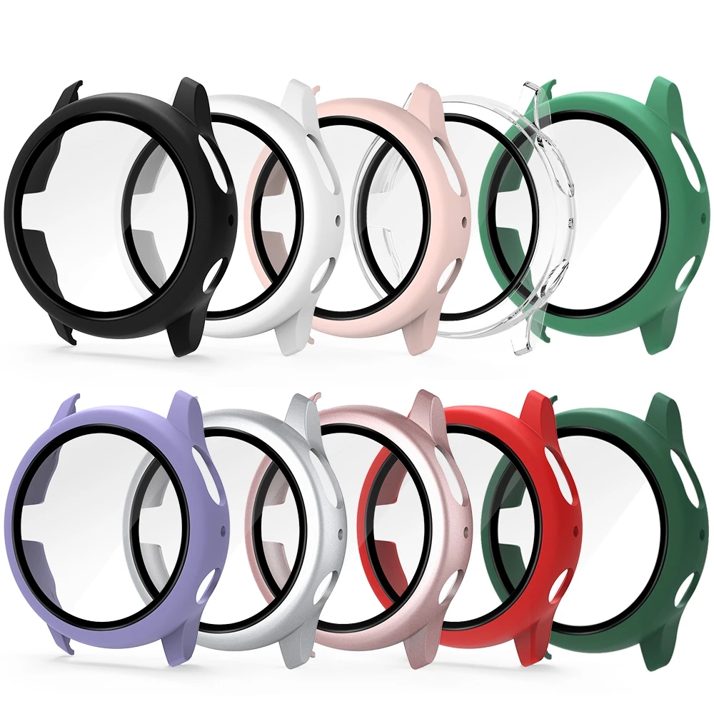 Huawei Smartwatch Accessories - เคสกระจกนิรภัยสำหรับ Samsung Galaxy Watch Active 2