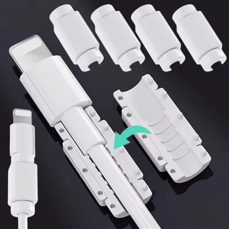 Smartwatch Universal - ตัวป้องกันสายเคเบิลแบบนุ่ม ซิลิโคน สำหรับสายชาร์จ Apple Type C