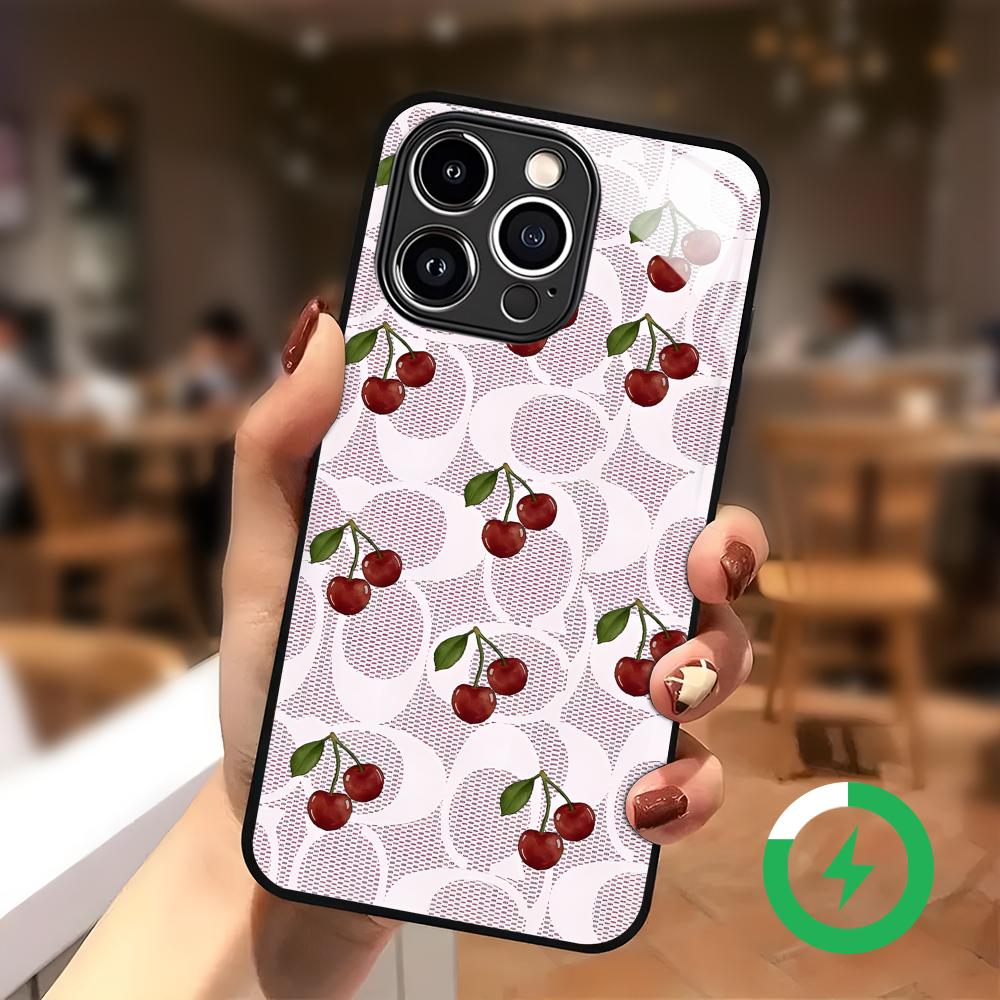 เคสโทรศัพท์ลายเชอร์รีสุดหรู สำ - Screen Protector Film บทวิจารณ์และราคา