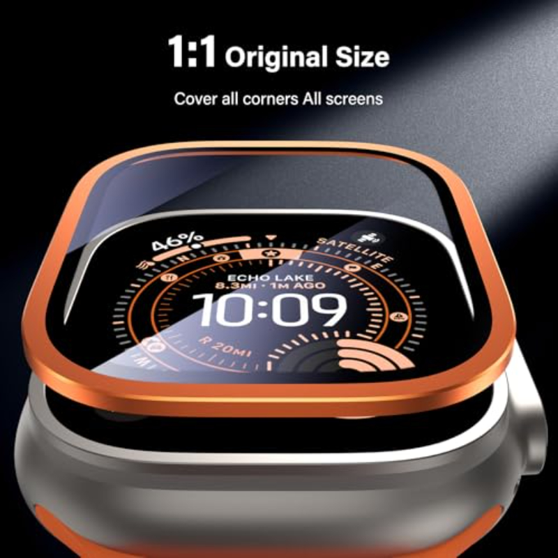 2PCS HD กระจกนิรภัยโลหะสำหรับแ - Smartwatch Straps & Accessories บทวิจารณ์และราคา