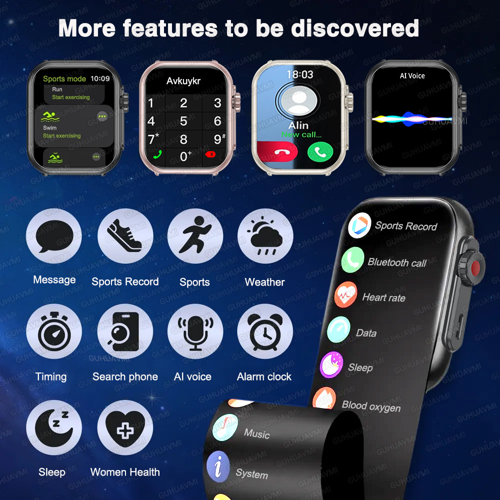 สําหรับ IOS นาฬิกา Ultra 2 SE  - Smartwatch Instagram บทวิจารณ์และราคา