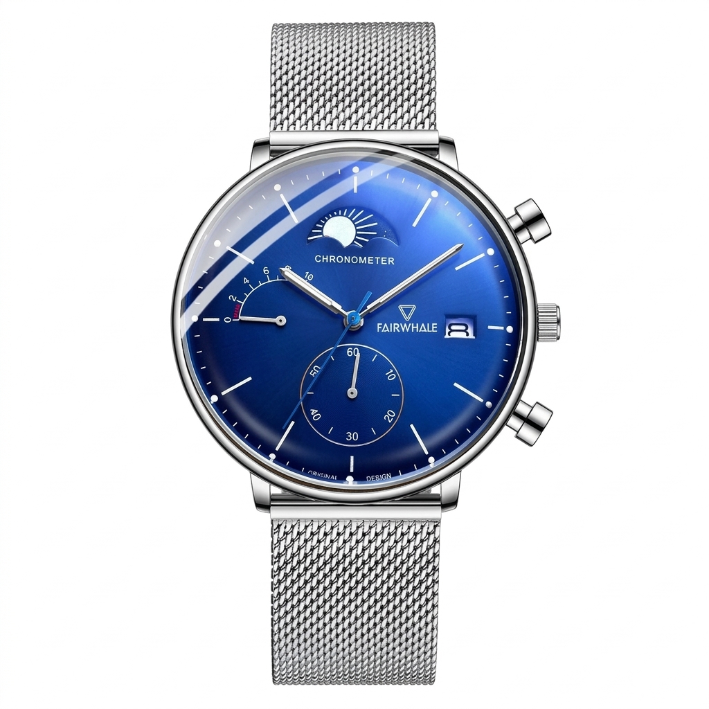นาฬิกาข้อมือสำหรับผู้ชาย Mark  - Stainless Mesh Band บทวิจารณ์และราคา