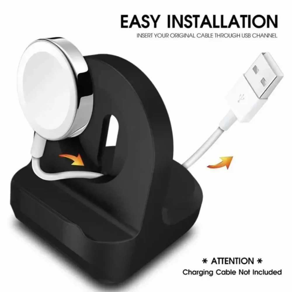 แท่นชาร์จนาฬิกาตั้งโต๊ะ ซิลิโค - Wireless Charger Watch บทวิจารณ์และราคา