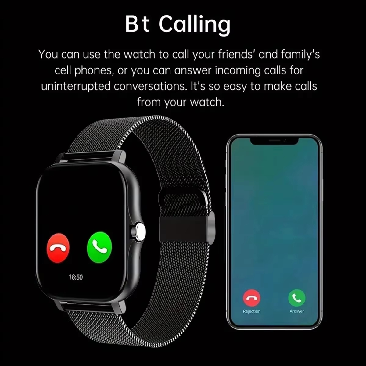 LAXASFIT 2025 ใหม่ผู้ชายสมาร์ท - Smartwatch Instagram บทวิจารณ์และราคา