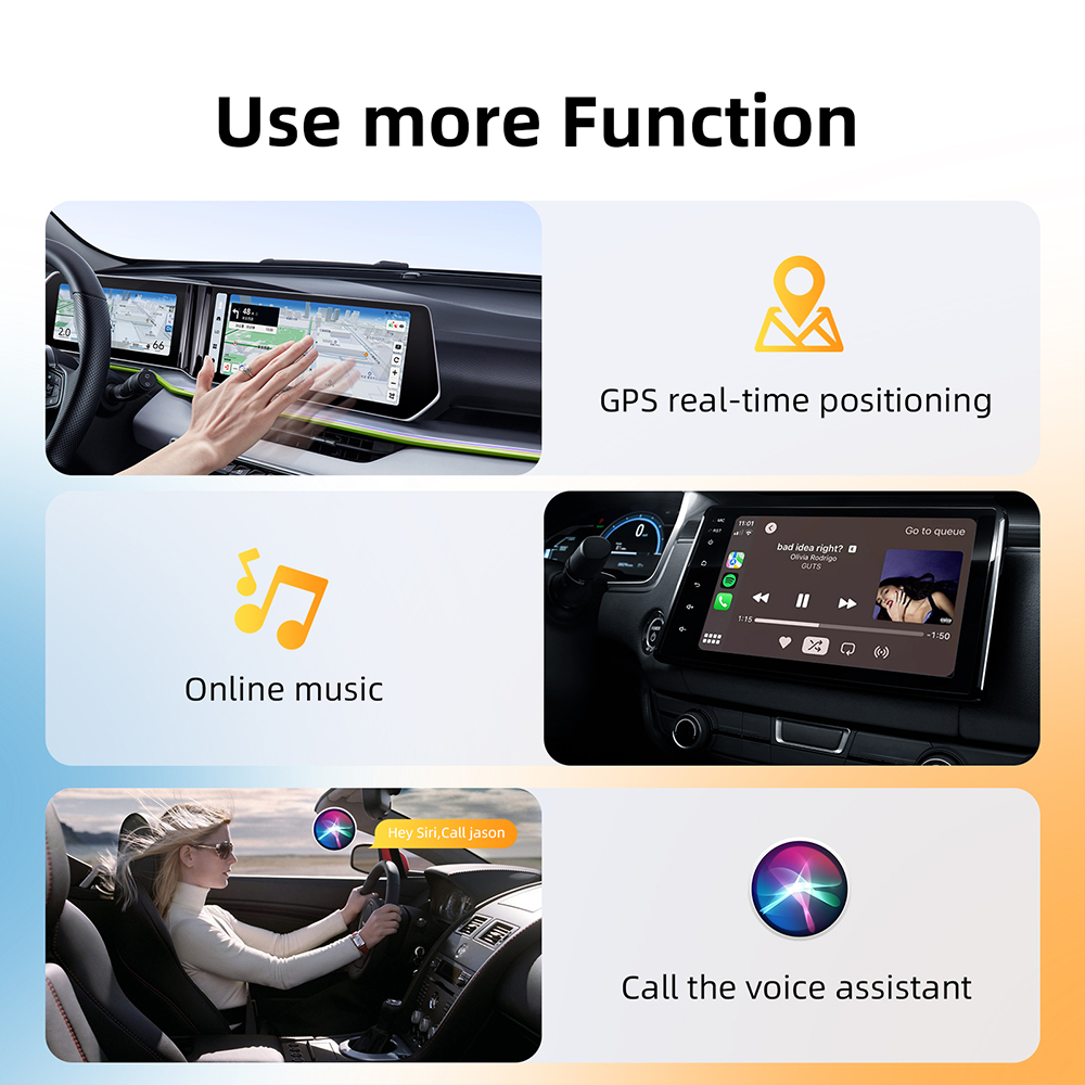 อะแดปเตอร์ไร้สาย CarPlay Andro - Smartwatch Universal บทวิจารณ์และราคา