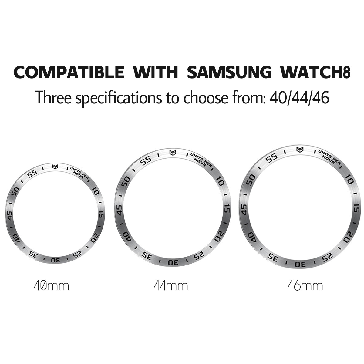 ขอบโลหะสำหรับนาฬิกาซัมซุงกาแล็ - Accessories For Galaxy Watch 5 บทวิจารณ์และราคา