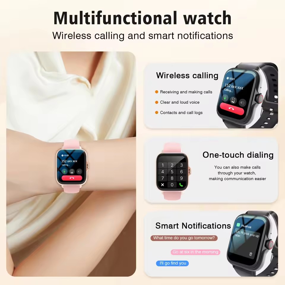 นาฬิกาสมาร์ทวอทช์สำหรับเล่นกีฬ - Smartwatch Instagram บทวิจารณ์และราคา