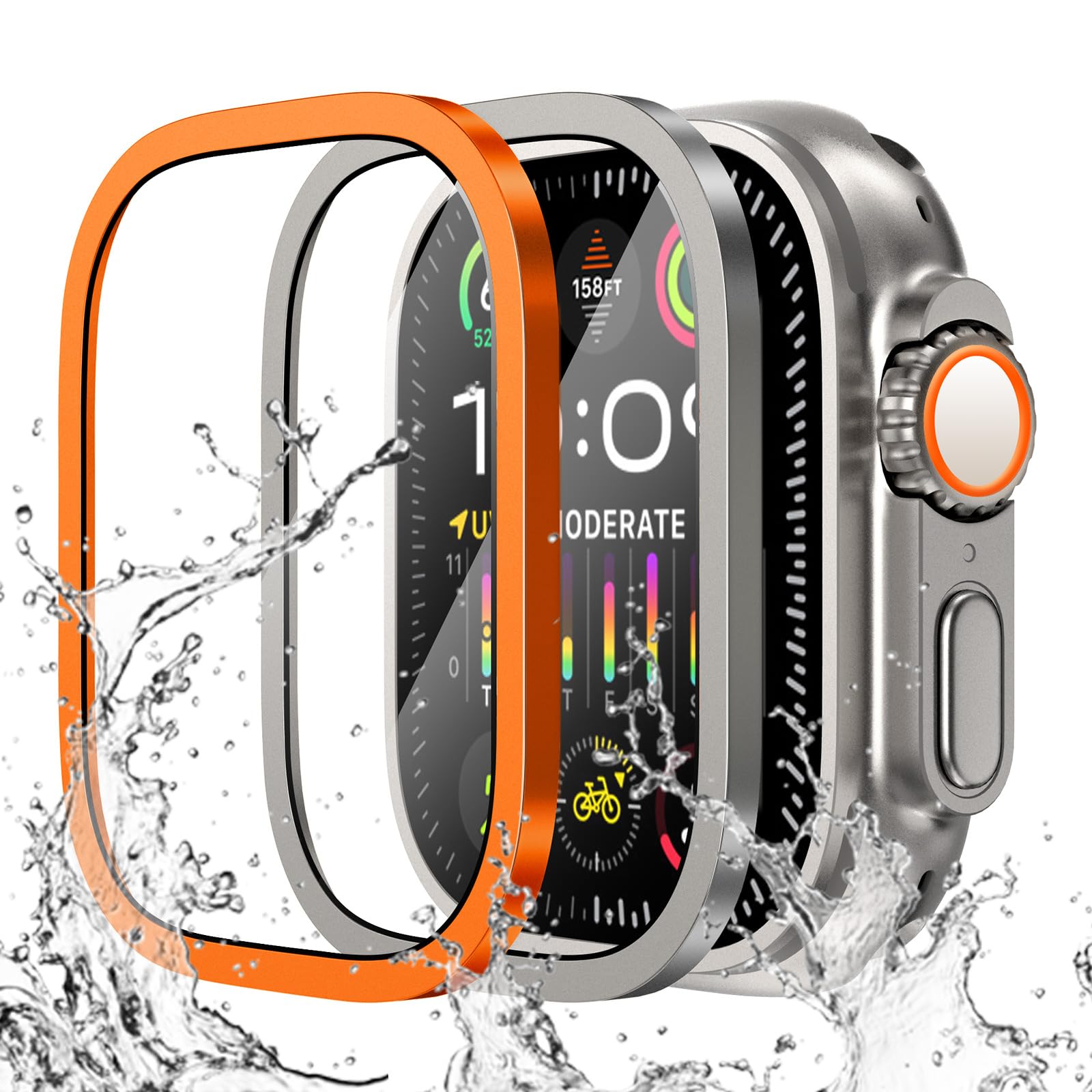 กระจกนิรภัยสําหรับ Apple Watch - Smartwatch Watch Accessories For Women บทวิจารณ์และราคา