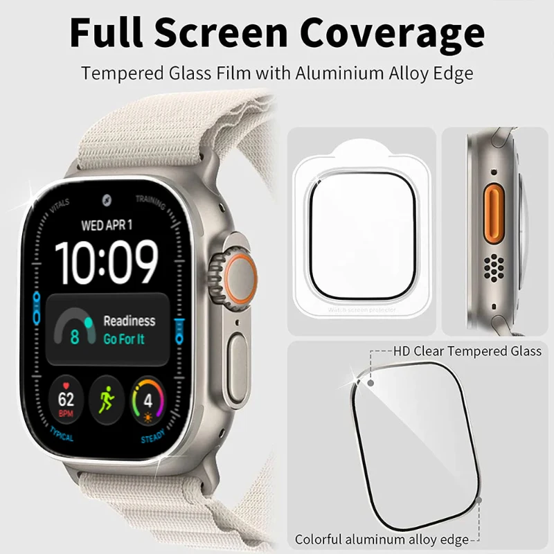 ฟิล์มกระจกนิรภัยสำหรับ Apple W - Smartwatch Watch Accessories For Women บทวิจารณ์และราคา