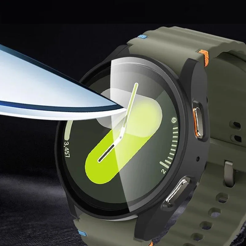 กระจกนิรภัย + กรณีสําหรับ Sams - Huawei Smartwatch Accessories บทวิจารณ์และราคา