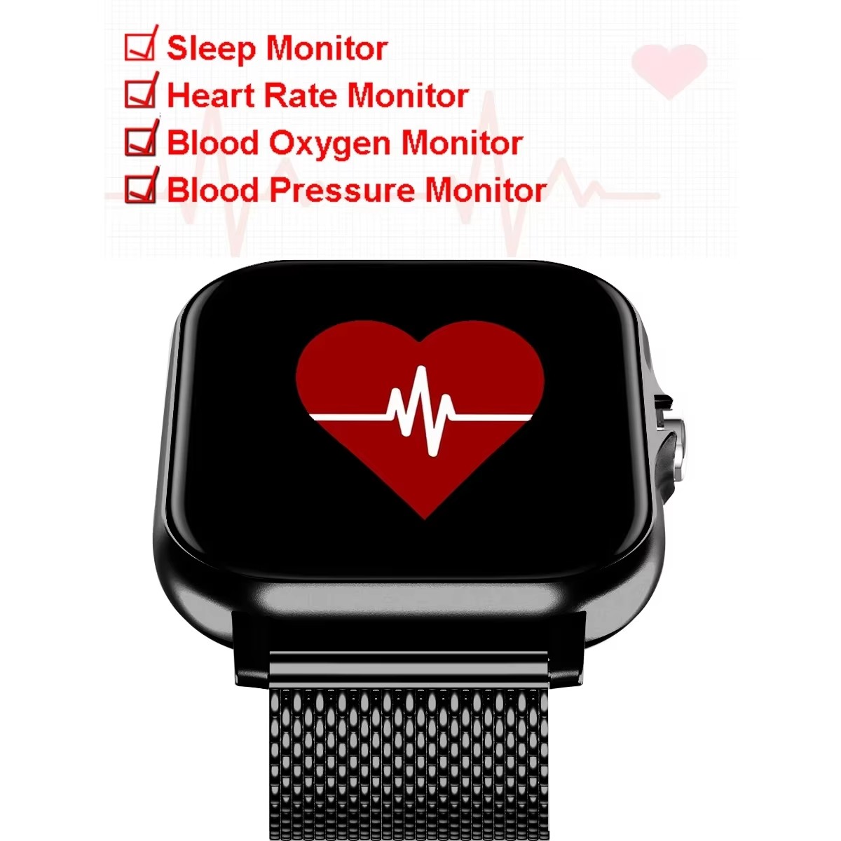 1.83 ''นาฬิกาสมาร์ทกันน้ําพร้อ - Smartwatch Instagram บทวิจารณ์และราคา