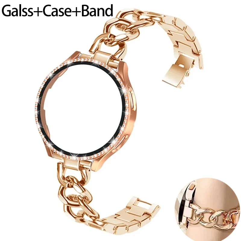 เคสประดับเพชร+สายข้อมือสำหรับ  - Accessories For Galaxy Watch 5 บทวิจารณ์และราคา