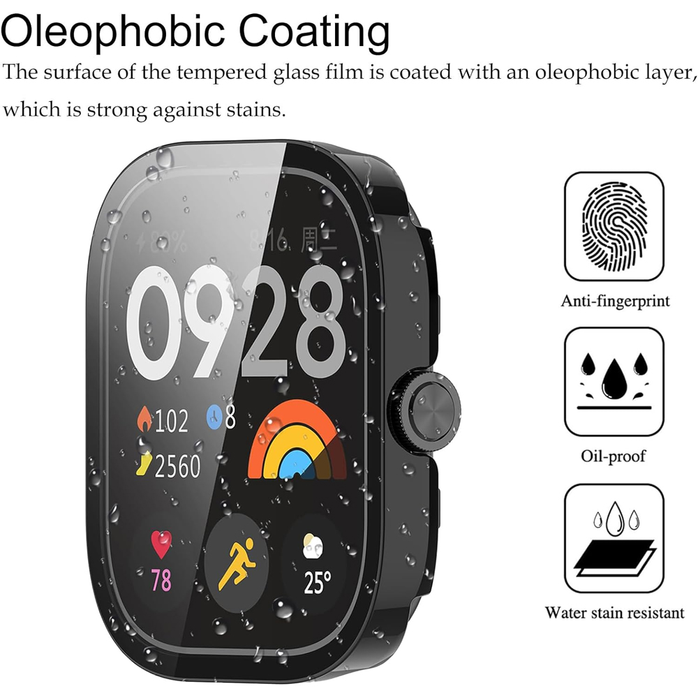 กระจกนิรภัย + เคสสำหรับเสี่ยวม - Smartwatch Watch Accessories For Women บทวิจารณ์และราคา