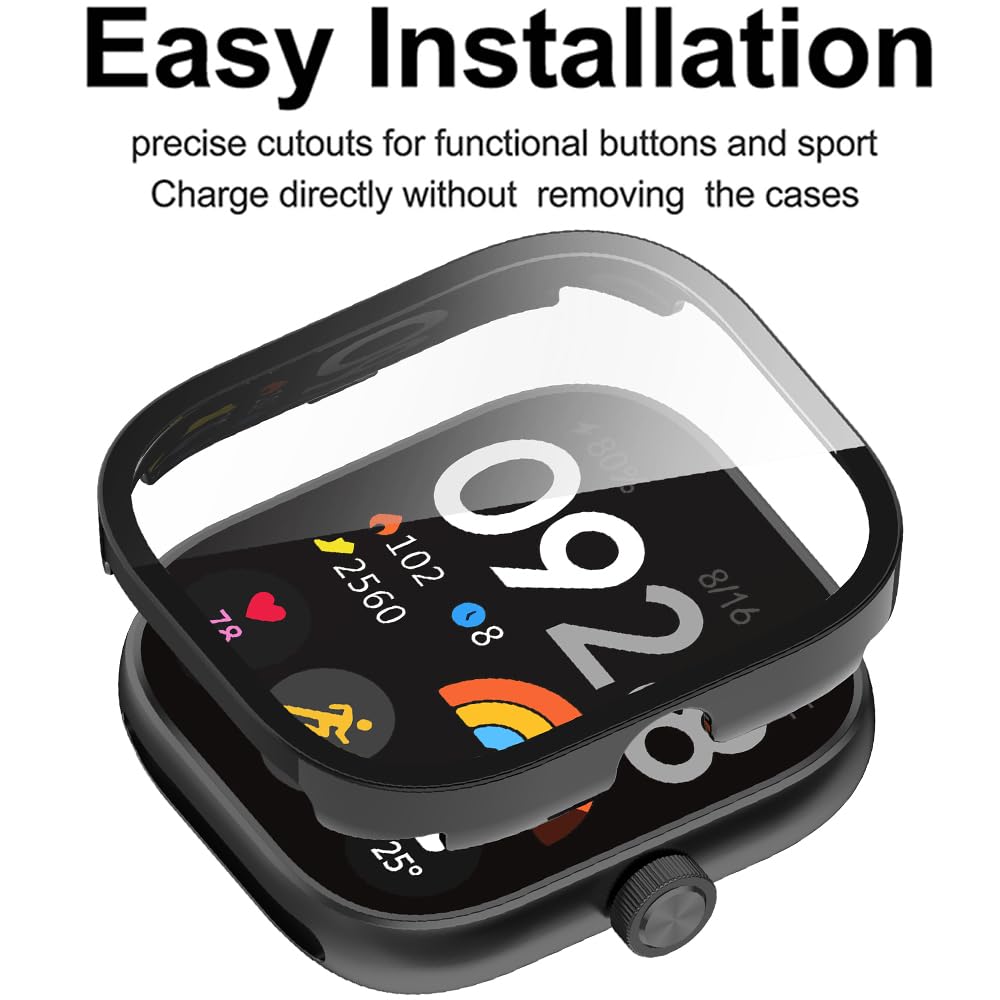กระจกนิรภัย + เคสสำหรับเสี่ยวม - Smartwatch Watch Accessories For Women บทวิจารณ์และราคา