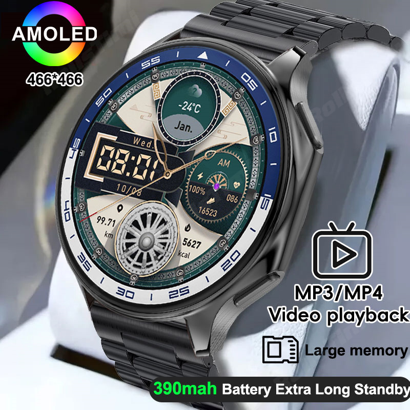 1.43 AMOLEDสมาร์ทนาฬิกา3D Surr - Smartwatch X บทวิจารณ์และราคา