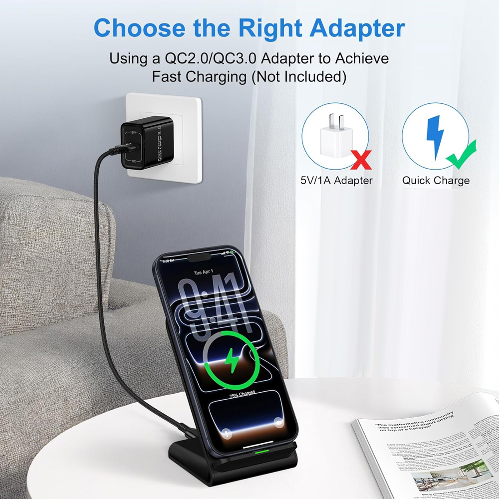 แท่นชาร์จไร้สายเร็ว 30W สำหรับ - Wireless Charger Watch บทวิจารณ์และราคา