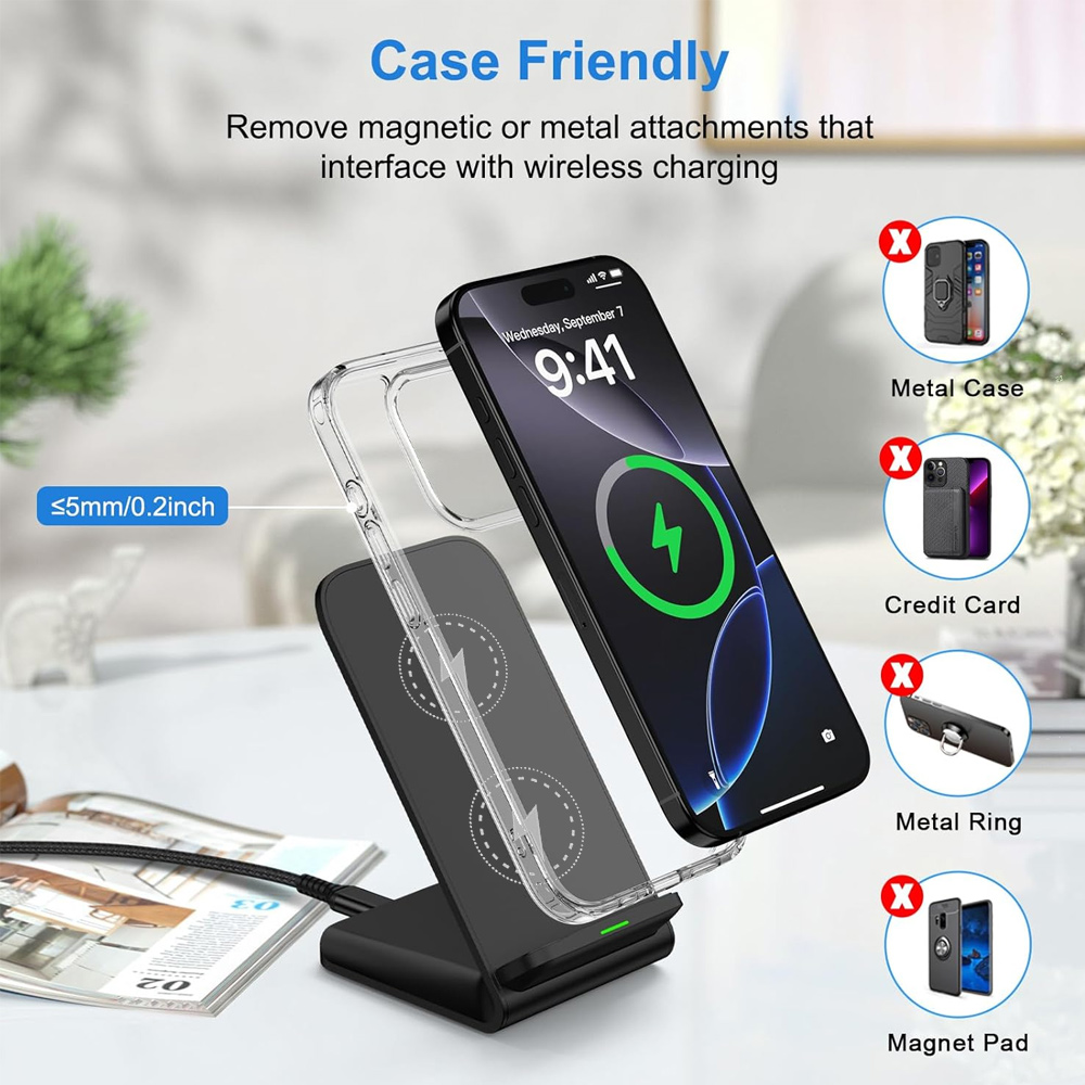 แท่นชาร์จไร้สายเร็ว 30W สำหรับ - Wireless Charger Watch บทวิจารณ์และราคา