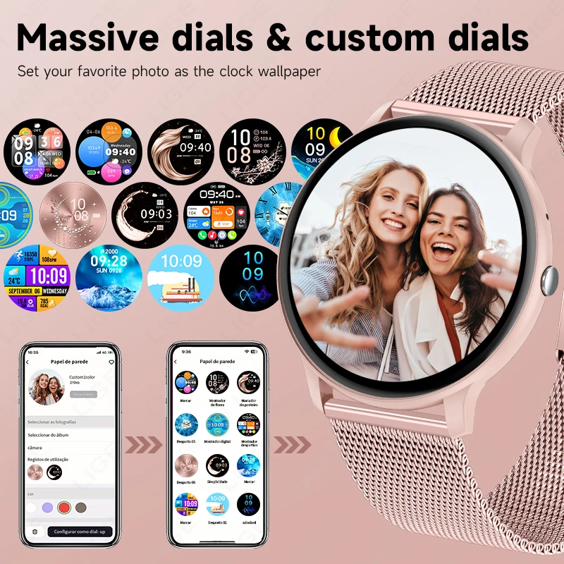 นาฬิกาอัจฉริยะ LIGE รองรับการโ - Android Smartwatch Accessories บทวิจารณ์และราคา