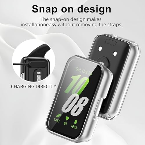 กระจก+เคสสำหรับซัมซุง กาแลคซี่ - Smartwatch Watch Accessories For Women บทวิจารณ์และราคา