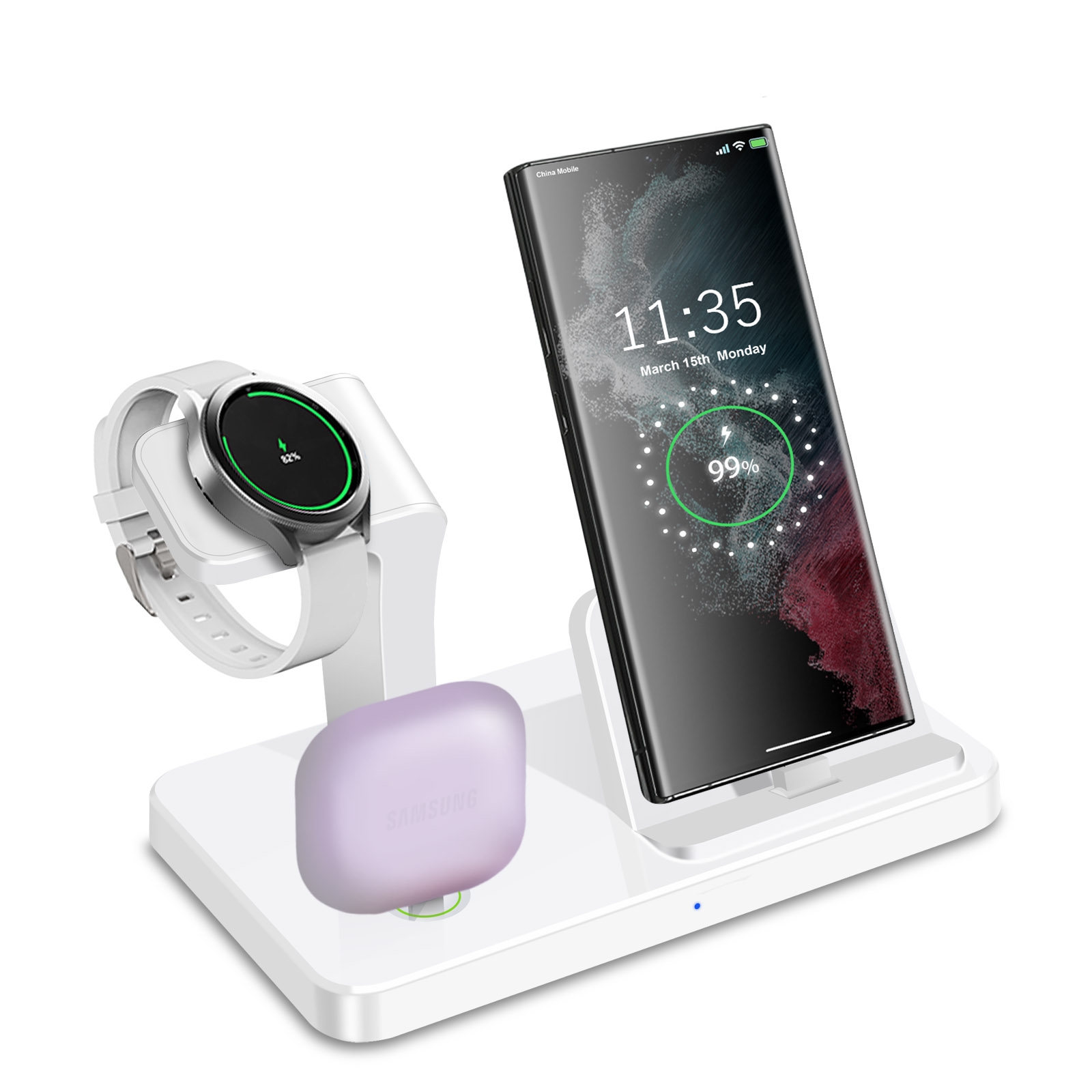 แท่นชาร์จไร้สายแบบ 3 in 1 พร้อ - Smartwatch Ac บทวิจารณ์และราคา