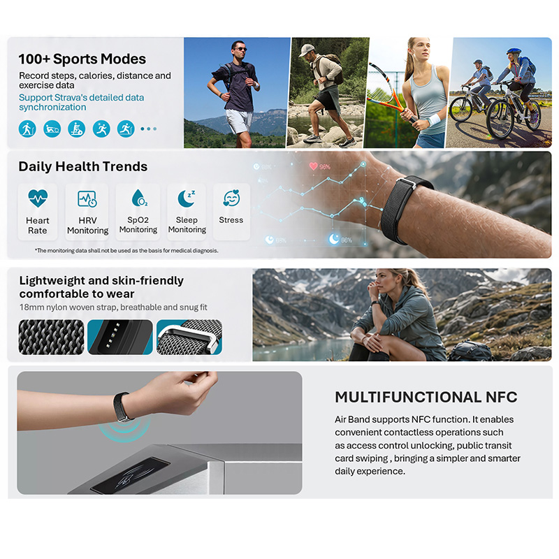 VALDUS สายรัดข้อมืออัจฉริยะสำห - Android Smartwatch Accessories บทวิจารณ์และราคา