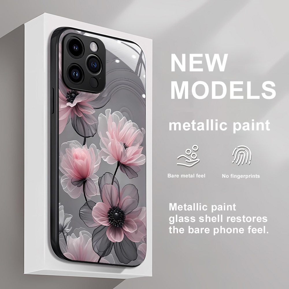 เคสกระจกนิรภัยลายดอกไม้ สำหรับ - Screen Protector Film บทวิจารณ์และราคา