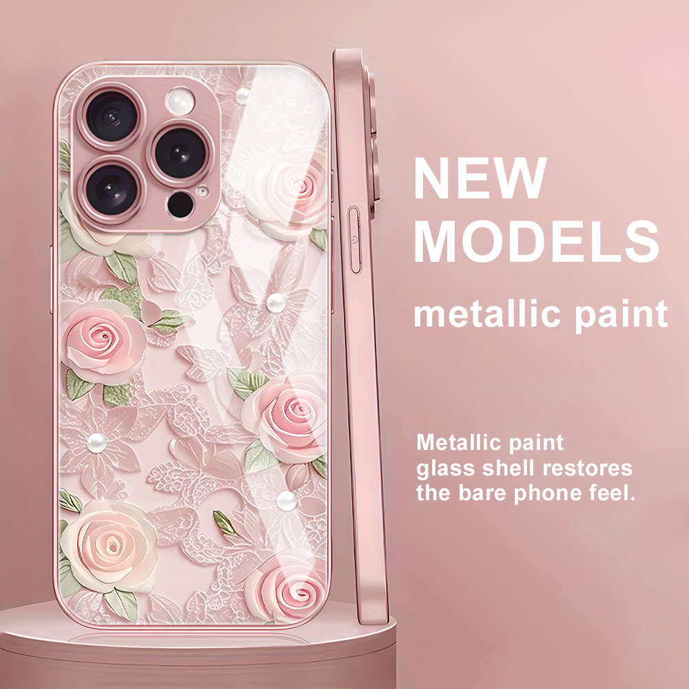 เคสกระจกนิรภัยลายดอกไม้ สำหรับ - Screen Protector Film บทวิจารณ์และราคา