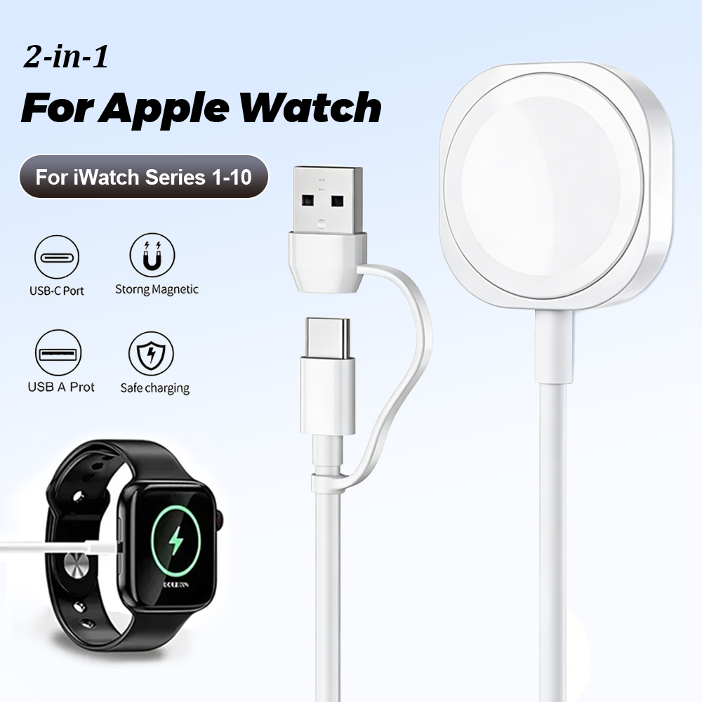 สายชาร์จแม่เหล็กไร้สาย 2 in 1  - Wireless Charger Watch บทวิจารณ์และราคา
