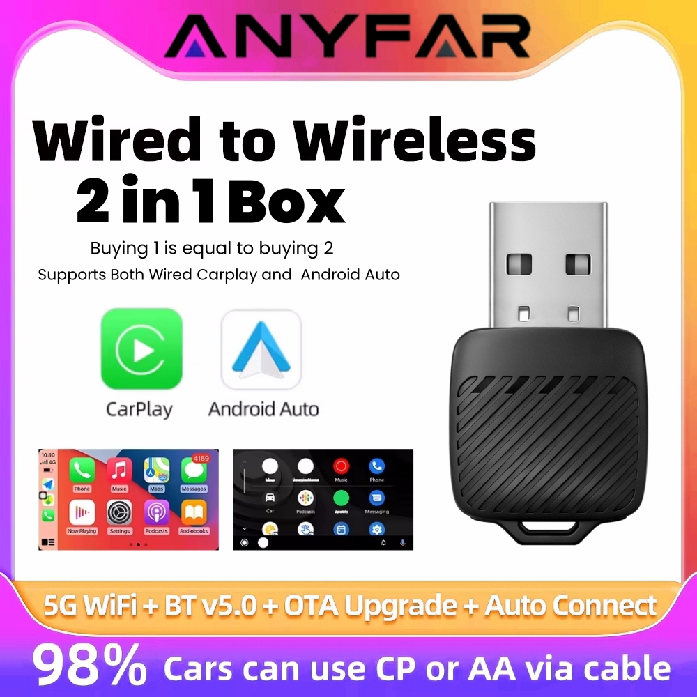 อะแดปเตอร์ CarPlay ไร้สาย 2026 - Smartwatch Universal บทวิจารณ์และราคา