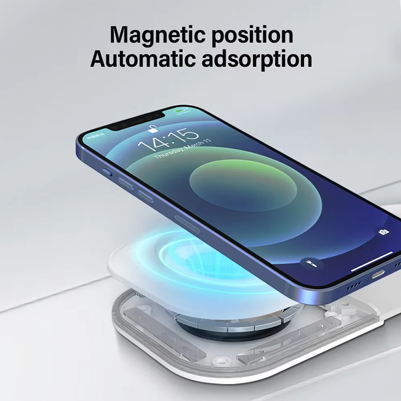 แท่นชาร์จแม่เหล็กพับได้ Univer - Wireless Charger Watch บทวิจารณ์และราคา