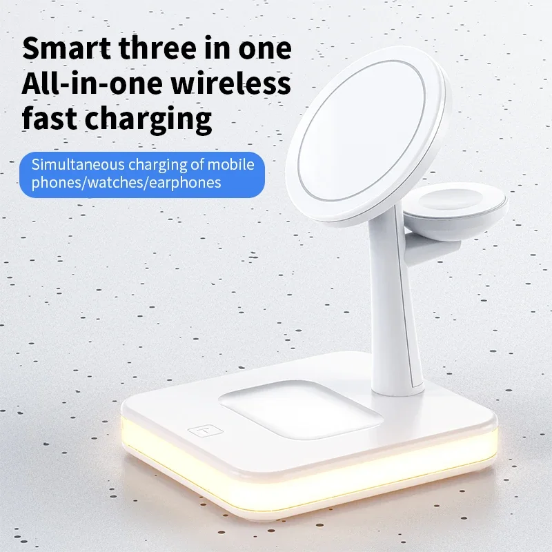 แท่นชาร์จไร้สายแม่เหล็ก 3 in 1 - Wireless Charger Watch บทวิจารณ์และราคา