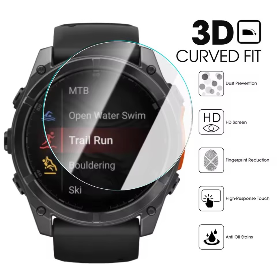 ฟิล์มกันรอยหน้าจอสำหรับ Garmin - Watch Face Protector บทวิจารณ์และราคา