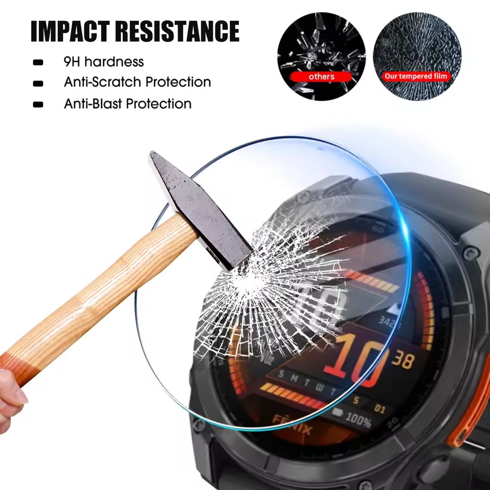 ฟิล์มกันรอยหน้าจอสำหรับ Garmin - Watch Face Protector บทวิจารณ์และราคา