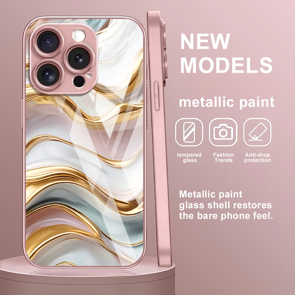 เคสกระจกนิรภัยลายผีเสื้อสีชมพู - Screen Protector Film บทวิจารณ์และราคา