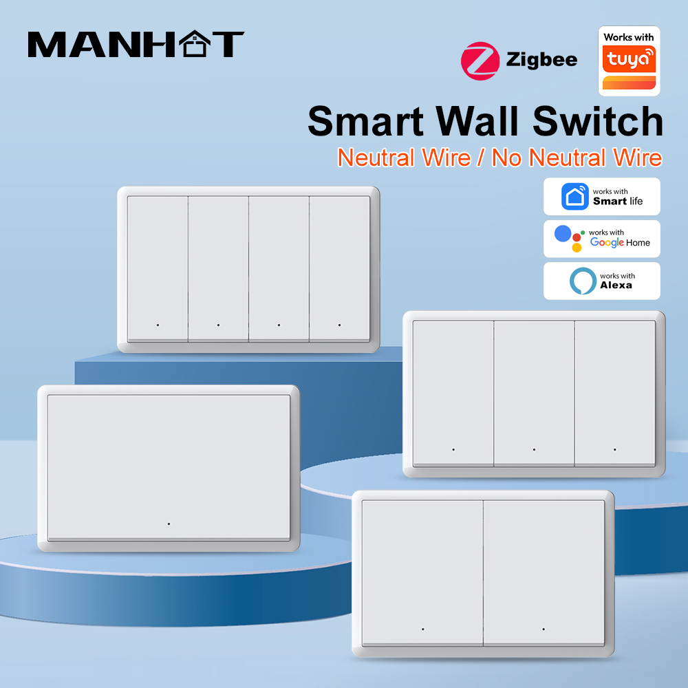 MANHOT ZigBee3.0 สวิตช์อัจฉริย - Smart Accessories บทวิจารณ์และราคา