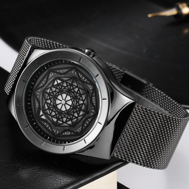 Geek นาฬิกาผู้ชาย Minimalist D - Stainless Mesh Band บทวิจารณ์และราคา