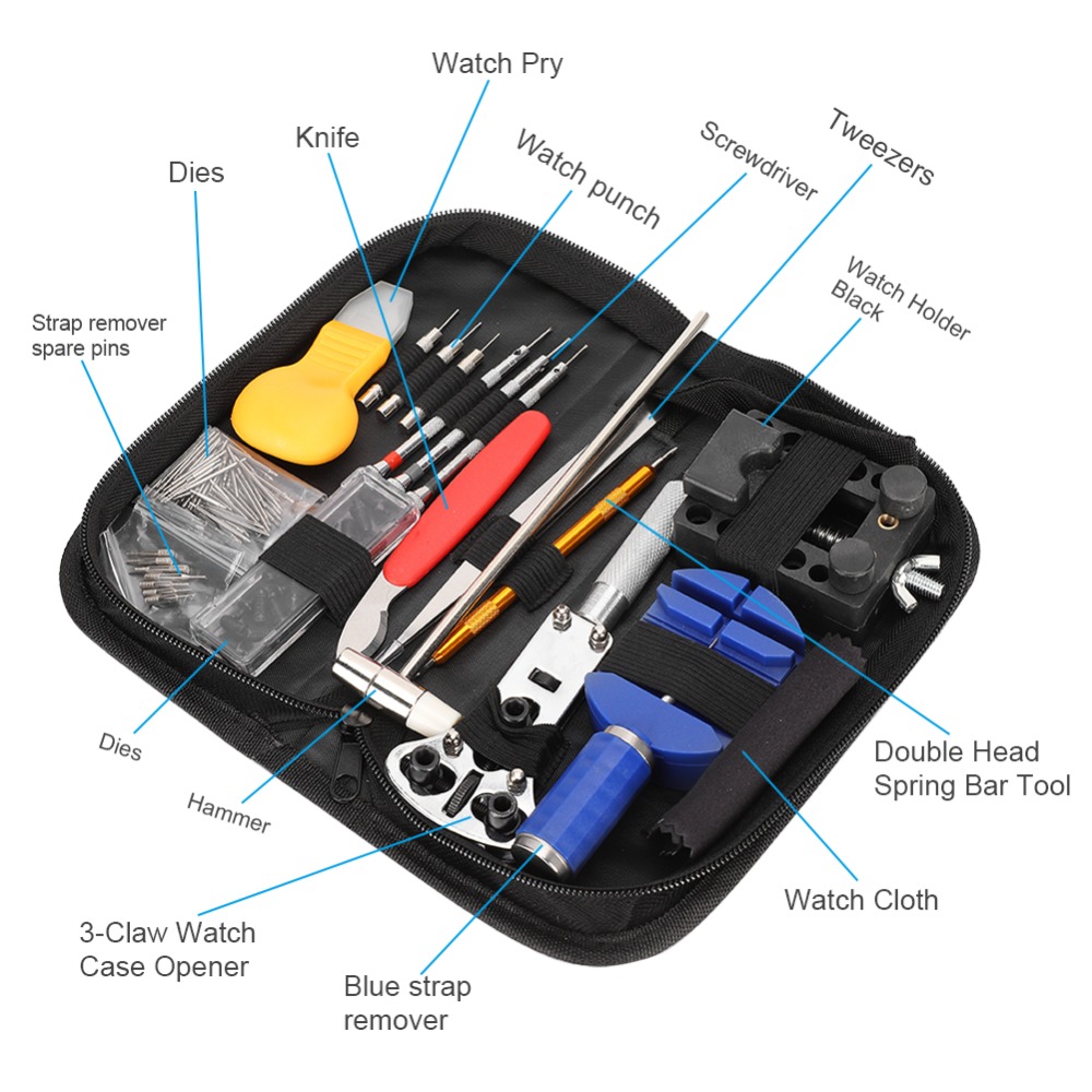 ชุดซ่อมนาฬิกา 147 ชิ้น หลายสี  - Tool Kit Strap Change บทวิจารณ์และราคา