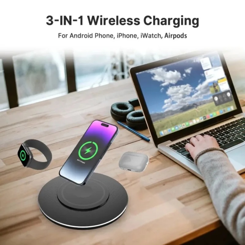 แท่นชาร์จไร้สายขนาดกะทัดรัด 15 - Wireless Charger Watch บทวิจารณ์และราคา