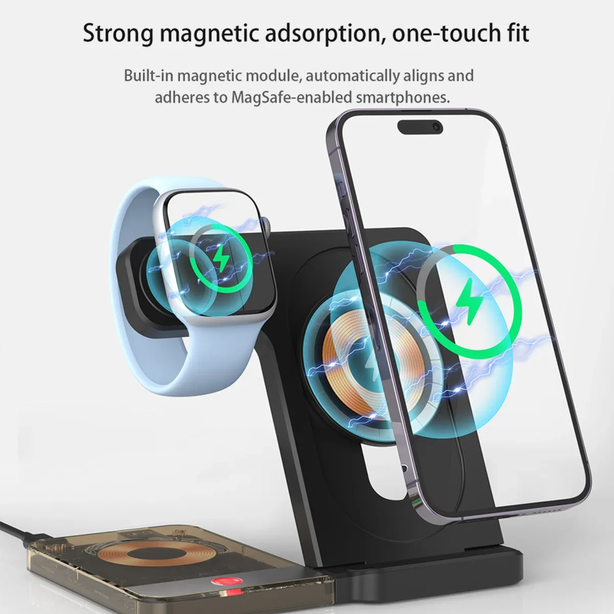 แท่นชาร์จไร้สาย 15W ที่รองรับ  - Smartwatch Ac บทวิจารณ์และราคา