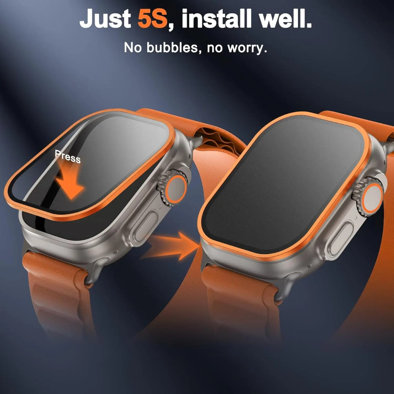 กระจกนิรภัยสำหรับแอปเปิ้ลวอทช์ - Smartwatch Watch Accessories For Women บทวิจารณ์และราคา